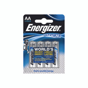 ER26264 Energizer Ultimate AA Lithium Battery Pack 4 632964 ER26264 Energizer Ultimate AA Lithium Battery Pack 4 632964