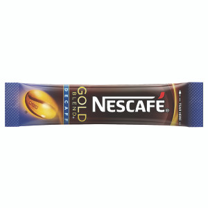 NL72759 Nescafe Gold Blend Decaffeinated One Cup Sticks Coffee Sachets Pack 200 12130482 NL72759 Nescafe Gold Blend Decaffeinated One Cup Sticks Coffee Sachets Pack 200 12130482