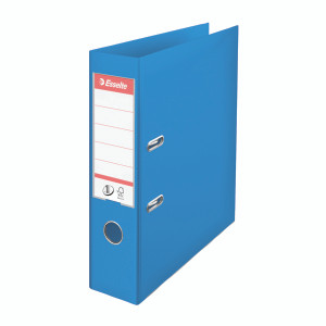 ES80656 Esselte 75mm Lever Arch File Polypropylene A4 Blue Pack 10 48065 ES80656 Esselte 75mm Lever Arch File Polypropylene A4 Blue Pack 10 48065