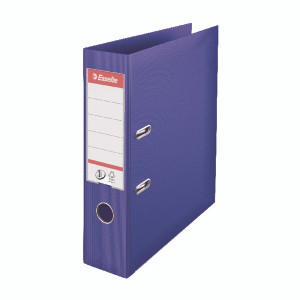 ES06567 Esselte 75mm Lever Arch File Polypropylene A4 Purple Pack 10 811530 ES06567 Esselte 75mm Lever Arch File Polypropylene A4 Purple Pack 10 811530