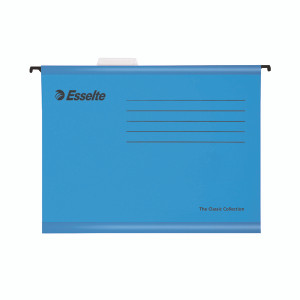 ES90334 Esselte Classic Foolscap Blue Suspension File Pack 25 90334 ES90334 Esselte Classic Foolscap Blue Suspension File Pack 25 90334