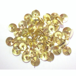 WS26320 Brass Drawing Pins 11mm Pack 1000 34241