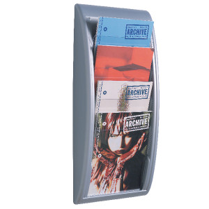 MF23964 Fast Paper Quick Fit System Wall Display 4 x A4 Silver 4061 35 MF23964 Fast Paper Quick Fit System Wall Display 4 x A4 Silver 4061 35