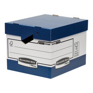 BB43597 Fellowes Bankers Box Heavy Duty Blue White Ergo Box Pack 10 0038801 BB43597 Fellowes Bankers Box Heavy Duty Blue White Ergo Box Pack 10 0038801