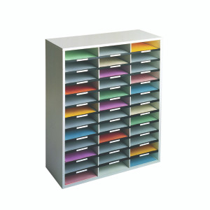 BB25061 Fellowes 36 Compartment Literature Sorter A4 Dove Grey 25061 BB25061 Fellowes 36 Compartment Literature Sorter A4 Dove Grey 25061