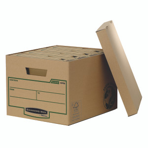 BB00900 Fellowes Bankers Box R-Kive Earth Storage Box Brown Pack 10 4470601 BB00900 Fellowes Bankers Box R-Kive Earth Storage Box Brown Pack 10 4470601