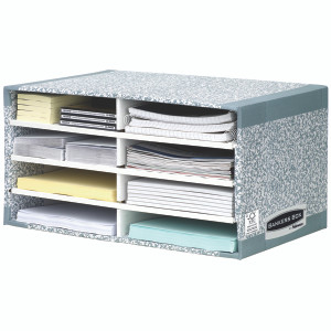 BB18750 Fellowes Bankers Box System Desktop Sorter Grey Pack 5 08750 BB18750 Fellowes Bankers Box System Desktop Sorter Grey Pack 5 08750
