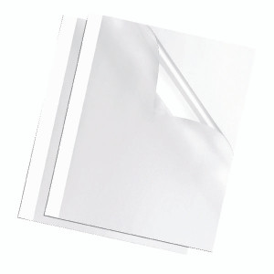BB53152 Fellowes Thermal Binding Covers 3mm White Pack 100 53152 BB53152 Fellowes Thermal Binding Covers 3mm White Pack 100 53152