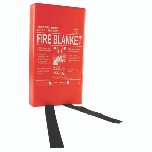 FM61020 Fire Blanket Fibreglass 1800x1200mm FB64P FM61020 Fire Blanket Fibreglass 1800x1200mm FB64P
