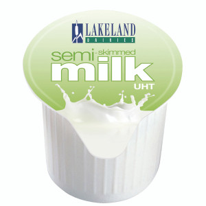 AU99486 Lakeland Semi-Skimmed Milk Pots Pack 120 A00879 AU99486 Lakeland Semi-Skimmed Milk Pots Pack 120 A00879