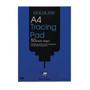 CHGPT1A4 Clairefontaine Goldline Professional Tracing Pad 90gsm A4 50 Sheets GPT1A4 CHGPT1A4 Clairefontaine Goldline Professional Tracing Pad 90gsm A4 50 Sheets GPT1A4