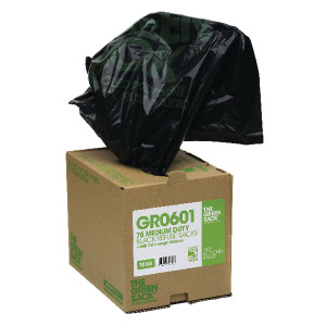 CPD73000 The Green Sack Heavy Duty Refuse Bag in Dispenser Black Pack 75 GRO601 CPD73000 The Green Sack Heavy Duty Refuse Bag in Dispenser Black Pack 75 GRO601