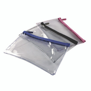 HX27069 Helix Clear Pencil Case 200x125mm Assorted Pack 12 M77040 HX27069 Helix Clear Pencil Case 200x125mm Assorted Pack 12 M77040