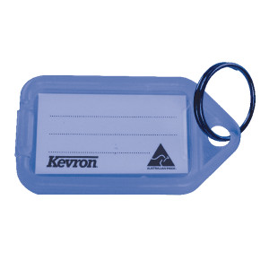 SP50034 Kevron Plastic Clicktag Key Tag Blue Pack 100 ID5BLU100