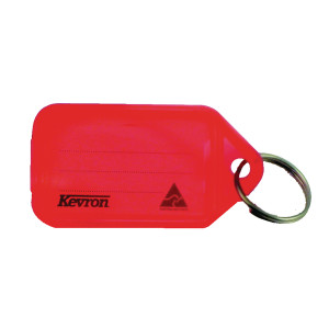 SP50035 Kevron Plastic Clicktag Key Tag Red Pack 100 ID5RED100