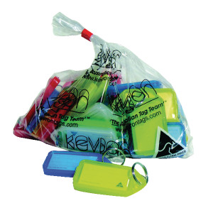 SP00154 Kevron Plastic Clicktag Key Tag Large Assorted Pack 25 ID30AC25 SP00154 Kevron Plastic Clicktag Key Tag Large Assorted Pack 25 ID30AC25