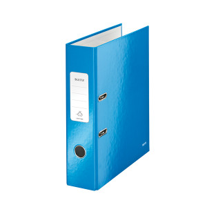 LZ33008 Leitz Wow 180 Lever Arch File 80mm A4 Blue Pack 10 10050036 LZ33008 Leitz Wow 180 Lever Arch File 80mm A4 Blue Pack 10 10050036