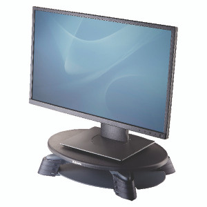 BB91450 Fellowes Rotating Monitor Riser Graphite Platform rotates 45 degrees 14kg capacity 9145003 BB91450 Fellowes Rotating Monitor Riser Graphite Platform rotates 45 degrees 14kg capacity 9145003