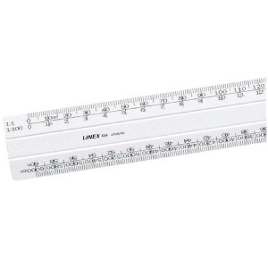 LX09320 Linex Flat Scale Ruler 1 1 1 20-500 30cm White LXH 434 LX09320 Linex Flat Scale Ruler 1 1 1 20-500 30cm White LXH 434