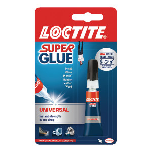 LO25347 Loctite Super Glue Universal 3g Clear 864991 LO25347 Loctite Super Glue Universal 3g Clear 864991