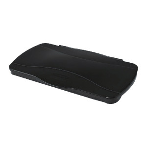 RU18641 Rubbermaid Slim Jim Hinged Lid Black use with Slim Jim Waste Containers 2674-00-BLA RU18641 Rubbermaid Slim Jim Hinged Lid Black use with Slim Jim Waste Containers 2674-00-BLA