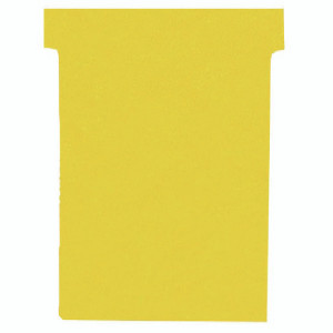 NB38904 Nobo T-Card Size 2 48 x 85mm Yellow Pack 100 2002004 NB38904 Nobo T-Card Size 2 48 x 85mm Yellow Pack 100 2002004