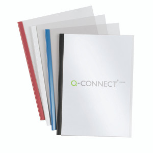 KF01940 Q-Connect Black A4 5mm Slide Binder Cover Set Pack 100 KF01940 KF01940 Q-Connect Black A4 5mm Slide Binder Cover Set Pack 100 KF01940