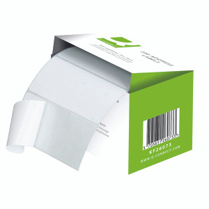 KF26073 Q-Connect Address Label Roll Self Adhesive 89x36mm White Pack 250 KF26073 KF26073 Q-Connect Address Label Roll Self Adhesive 89x36mm White Pack 250 KF26073