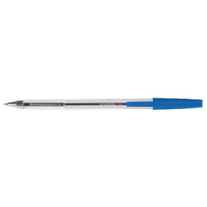 KF26039 Q-Connect Medium Blue Ballpoint Pen Pack 50 KF26039