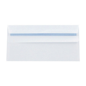 KF97366 Q-Connect DL Envelopes Wallet Self Seal 120gsm White Pack 1000 81414 KF97366 Q-Connect DL Envelopes Wallet Self Seal 120gsm White Pack 1000 81414