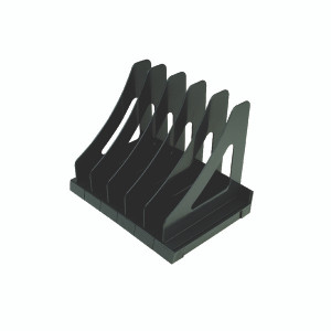 KF21692 Q-Connect Executive Book Rack Black KF21692 KF21692 Q-Connect Executive Book Rack Black KF21692