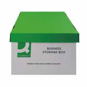 KF21660 Q-Connect Business Storage Box 335x400x250mm Green White Pack 10 KF21660 KF21660 Q-Connect Business Storage Box 335x400x250mm Green White Pack 10 KF21660