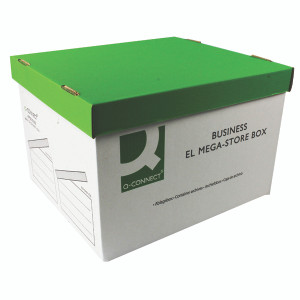 KF21738 Q-Connect MegaStore Box Green White Pack 10 KF21738 KF21738 Q-Connect MegaStore Box Green White Pack 10 KF21738