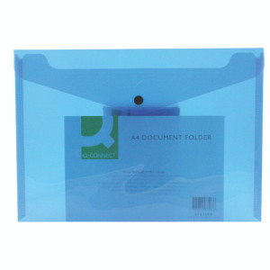 KF03596 Q-Connect Polypropylene Document Folder A4 Blue Pack 12 KF03596 KF03596 Q-Connect Polypropylene Document Folder A4 Blue Pack 12 KF03596