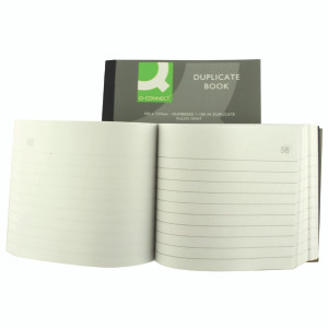 KF04094 Q-Connect Feint Ruled Duplicate Book 102x127mm KF04094 KF04094 Q-Connect Feint Ruled Duplicate Book 102x127mm KF04094