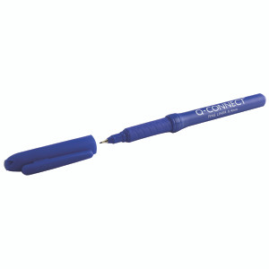 KF25008 Q-Connect Blue 0 4mm Fineliner Pen Pack 10 KF25008 KF25008 Q-Connect Blue 0 4mm Fineliner Pen Pack 10 KF25008