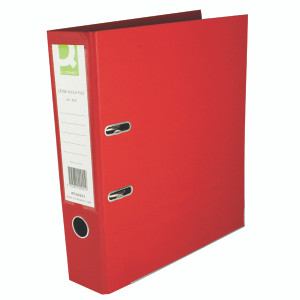 KF20021 Q-Connect 70mm Lever Arch File Polypropylene A4 Red Pack 10 KF20021 KF20021 Q-Connect 70mm Lever Arch File Polypropylene A4 Red Pack 10 KF20021