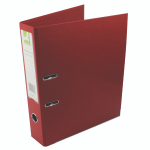 KF20027 Q-Connect 70mm Lever Arch File Polypropylene Foolscap Red Pack 10 KF20027 KF20027 Q-Connect 70mm Lever Arch File Polypropylene Foolscap Red Pack 10 KF20027