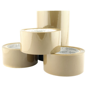 KF04381 Q-Connect Low Noise Polypropylene Packaging Tape 50mmx66m Brown Pack 6 KF04381 KF04381 Q-Connect Low Noise Polypropylene Packaging Tape 50mmx66m Brown Pack 6 KF04381