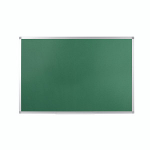 KF26063 Q-Connect Aluminium Frame Felt Noticeboard 900x600mm Green 54034203