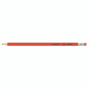 KF25011 Q-Connect HB Rubber Tipped Office Pencil Pack 12 KF25011 KF25011 Q-Connect HB Rubber Tipped Office Pencil Pack 12 KF25011