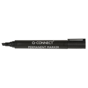 KF26042 Q-Connect Permanent Marker Pen Chisel Tip Black Pack 10 KF26042 KF26042 Q-Connect Permanent Marker Pen Chisel Tip Black Pack 10 KF26042
