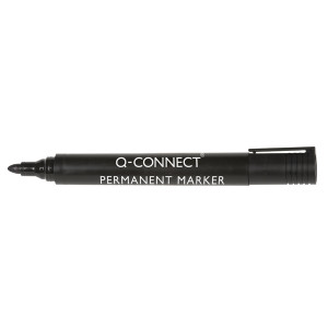 KF26045 Q-Connect Permanent Marker Pen Bullet Tip Black Pack 10 KF26045 KF26045 Q-Connect Permanent Marker Pen Bullet Tip Black Pack 10 KF26045