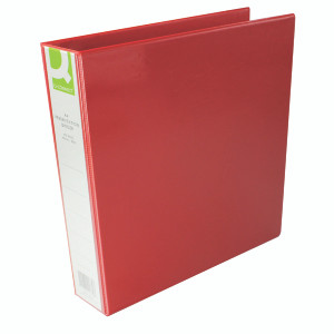 KF01330 Q-Connect Presentation 40mm 4D Ring Binder A4 Red KF01330 KF01330 Q-Connect Presentation 40mm 4D Ring Binder A4 Red KF01330