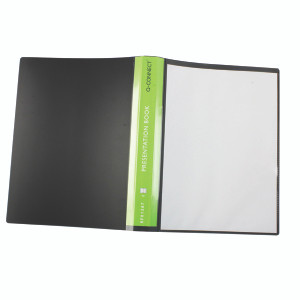 KF01267 Q-Connect Presentation Display Book 40 Pocket A4 Black KF01267 KF01267 Q-Connect Presentation Display Book 40 Pocket A4 Black KF01267