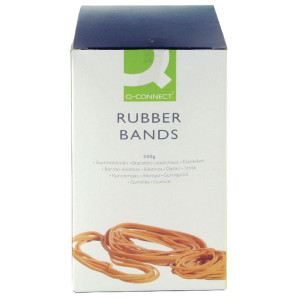KF10577 Q-Connect Rubber Bands Assorted Sizes 500g KF10577 KF10577 Q-Connect Rubber Bands Assorted Sizes 500g KF10577