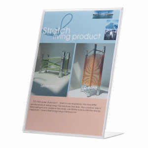 KF04178 Q-Connect Slanted Sign Holder L-Shape A5 Side loading made from sturdy plastic KF04178 KF04178 Q-Connect Slanted Sign Holder L-Shape A5 Side loading made from sturdy plastic KF04178