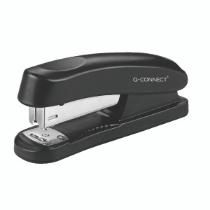 KF01056 Q-Connect Half Strip Plastic Stapler Black KF01056 KF01056 Q-Connect Half Strip Plastic Stapler Black KF01056