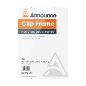 PHT00132 Announce Metal Clip Frame A2 PHT00132 PHT00132 Announce Metal Clip Frame A2 PHT00132