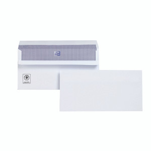 JDM23270 Plus Fabric DL Envelopes Wallet Self Seal 120gsm White Pack 250 M23270